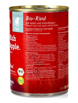 Manzo Bio con Mela e Farina d'Avena per Cuccioli - 2