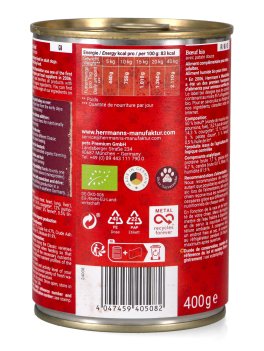 Manzo Bio con Patate Dolci per Cani - 4