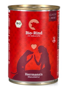 Manzo Bio con Patate Dolci per Cani - 1