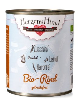 Manzo Bio con Zucchine Senza Cereali per Cani - 1