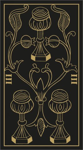 Marseille Tarot - Gold and Black Edition - 7