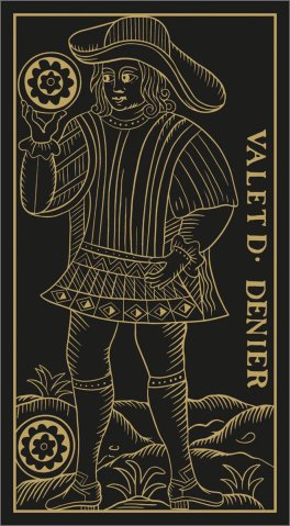 Marseille Tarot - Gold and Black Edition - 8