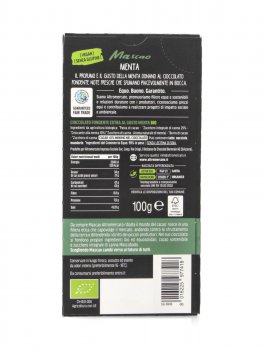 Mascao - Tavoletta di Cioccolato Extra Fondente 61% con Menta Bio - 3