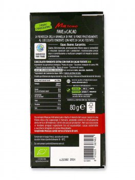 Mascao - Tavoletta di Cioccolato Fondente Extra 70% con Fave di Cacao Bio - 2