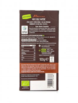 Mascao - Tavolette di Cioccolato al Latte con Nocciole Intere - 2