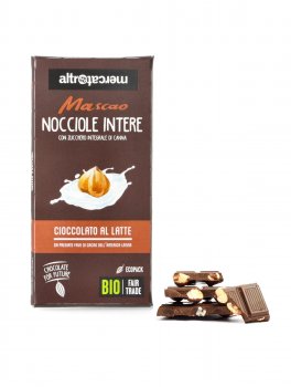 Mascao - Tavolette di Cioccolato al Latte con Nocciole Intere - 3