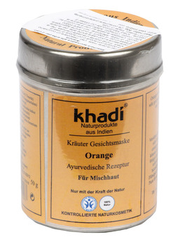 Maschera Ayurvedica alle Erbe per il Viso - Arancia