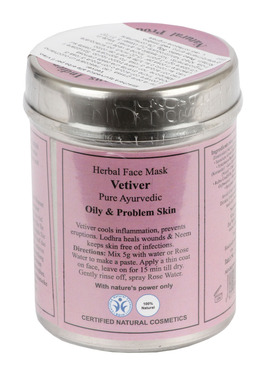 Maschera Ayurvedica alle Erbe per il Viso - Vetiver