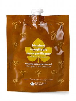 Maschera in Argilla Oro - Detox Purificante - 1