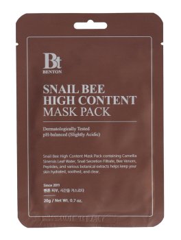 Maschera in Tessuto Rigenerante "Snail Bee High Content Mask" - 1