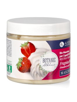 Maschera per Capelli Ristrutturante Fragola e Panna - 4