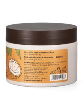 Maschera Ristrutturante - Cocco Bio e Fitocheratina - 2