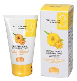 Maschera Scrub all'Argilla Verde