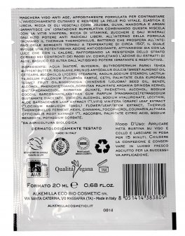 Maschera Viso Antiage - Monouso - 2