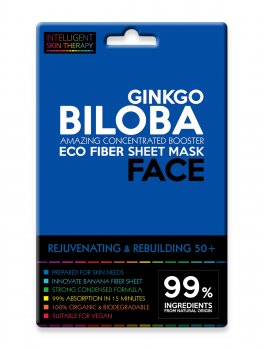Maschera Viso in Tessuto al Ginkgo Biloba - 1