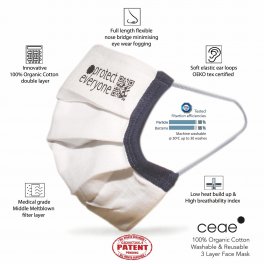 Mascherina in Cotone Biologico per Bambini  - Protect Everyone - 8