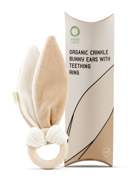 Massaggiagengive con Orecchie di Coniglio in Cotone Organico - 1