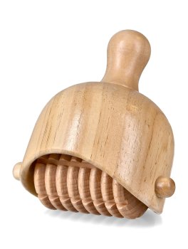 Massaggiatore in Legno Padma - Coppa Svedese con Rullo - 1