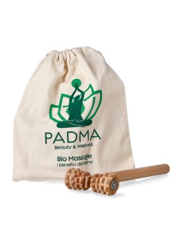 Massaggiatore in Legno Padma - Rullo Dentato T con Manico - 2