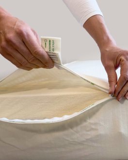 Materasso in Lattice Rigido - Rivestimento in Cotone Bio non Trapuntato - 6