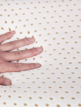 Materasso in Lattice Rigido - Rivestimento in Cotone Bio non Trapuntato - 3
