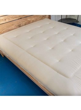 Materasso in Lattice Extra Firm - Rivestimento Canapa e Cammello - 2