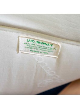 Materasso in Lattice Extra Rigido  - Rivestimento Trapuntato Cotone Bio e Lana - 5