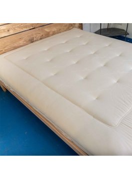 Materasso in Lattice Medio - Rivestimento Canapa e Cammello - 2