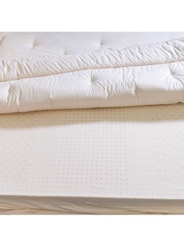 Materasso in Lattice Rigido - Rivestimento Canapa e Cammello - 4