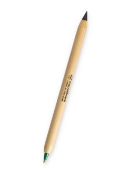 Matita Eterna in Bambù con Penna Blu Macrolibrarsi - 2