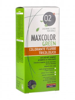 Maxcolor Green Vegetal - Colorante Fluido Tricologico per Capelli - 2