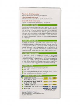 Maxcolor Green Vegetal - Colorante Fluido Tricologico per Capelli - 3