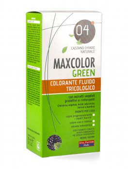 Maxcolor Green Vegetal - Colorante Fluido Tricologico per Capelli - 2