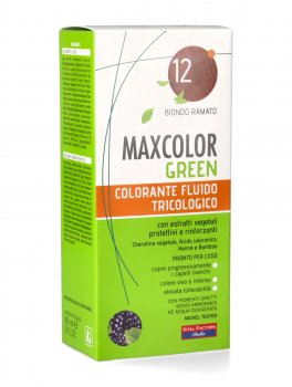 Maxcolor Green Vegetal - Colorante Fluido Tricologico per Capelli - 2