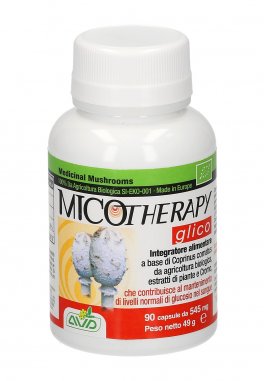 Micotherapy - Glico - Integratore alimentare a base di Coprinus comatus e Cromo - 1