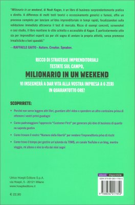 Milionario in un Weekend — Libro - 2