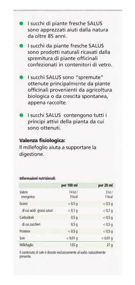 Millefoglio - Puro succo di Pianta Fresca - 2