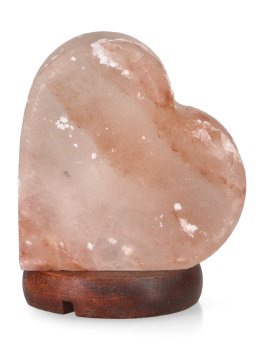 Mini Lampada di Sale Rosa dell' Himalaya con Presa USB - Cuore - 2