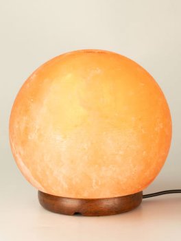 Mini Lampada di Sale Rosa dell' Himalaya con Presa USB - Sfera - 3