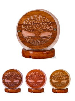 Mini Lampada di Sale Rosa Himalayano USB - Albero della Vita - 4