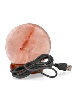 Mini Lampada di Sale Rosa Himalayano USB - Om - 3