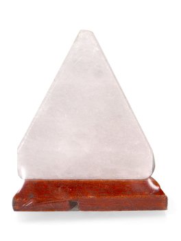 Mini Lampada Piramide in Pietra Bianca con Cavo USB - 2