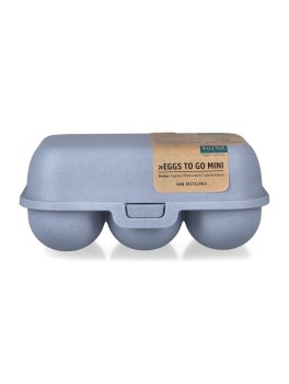 Mini Portauova Blu Riutilizzabile con 6 Scomparti - 2