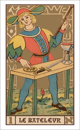 Mini Tarocchi -  Tarot of Wirth - 4