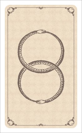 Mini Tarocchi -  Tarot of Wirth - 10
