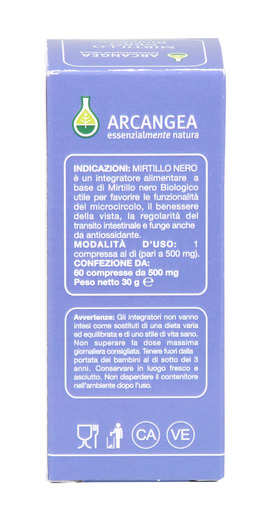 Mirtillo Nero Biologico - Compresse - 3