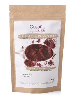 Mirtillo Nero in Polvere Biologico Raw - 1