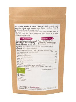 Mirtillo Rosso in Polvere Bio - 2