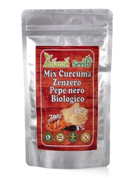 Mix Curcuma Zenzero Pepe Nero Biologico - 1