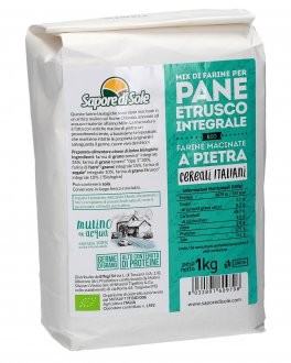 Mix di Farine per Pane Etrusco Integrale Bio - 1